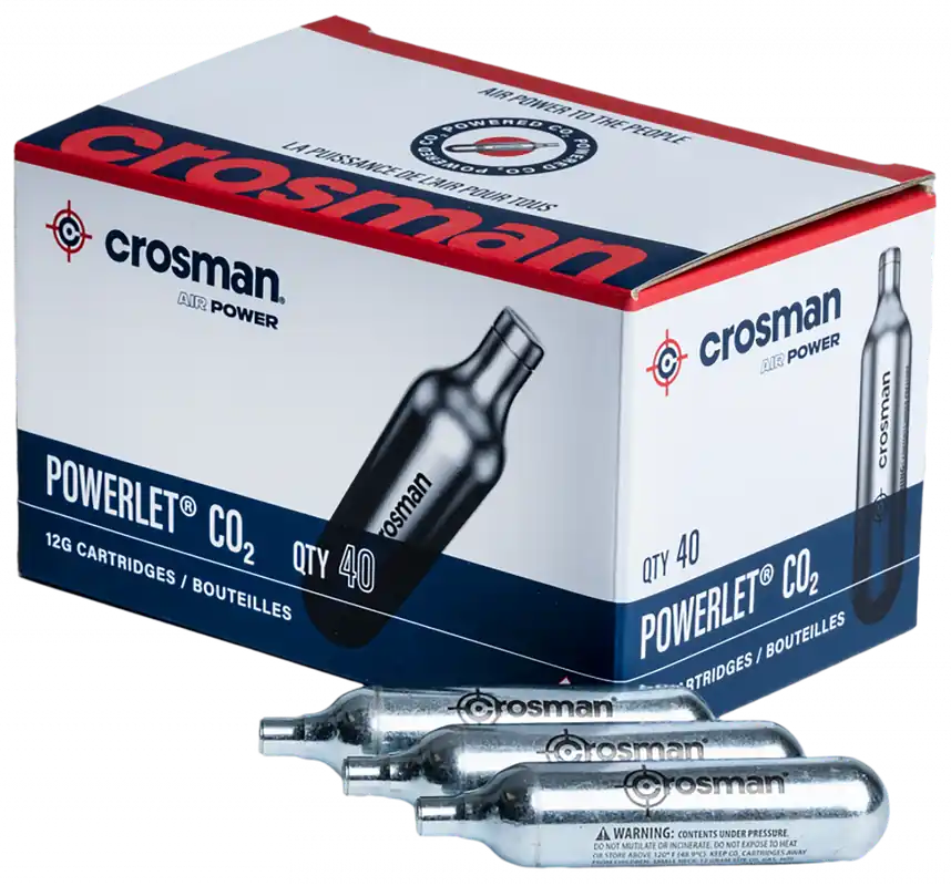 Crosman 23140 CO2 Powerlet 12g, Pack of 40