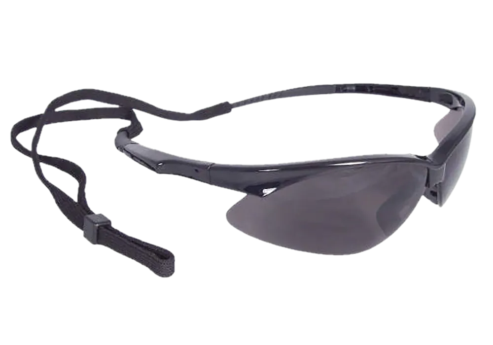 Radians OB120CS Outback Anti-Fog Shooting Glasses with Smoke Gray Lens and Black Frame