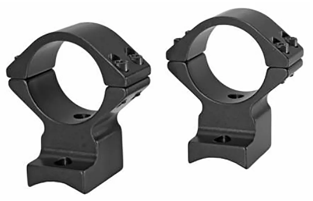 Talley 738749 30mm Scope Mount/Ring Combo for Kimber 84M Short Action - Medium Rings, Black Anodized Aluminum, 0 MOA