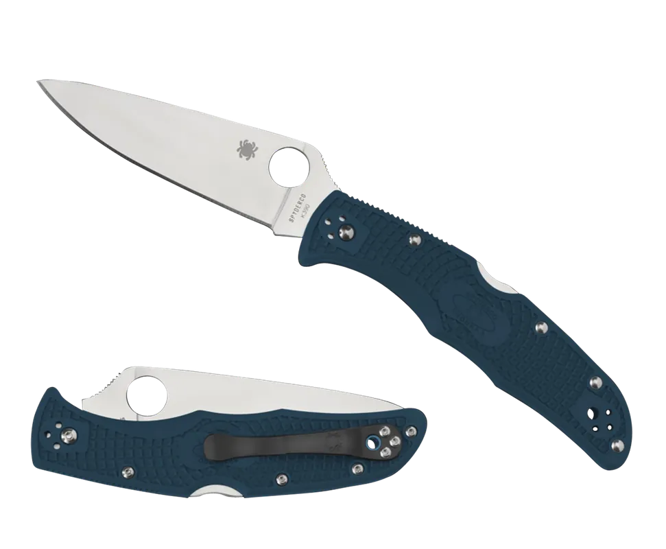 Spyderco Endura 4 Lightweight Folding Knife with K390 Steel Blade and Pocket Clip