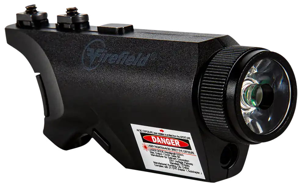 Firefield Rival XL Foregrip Flashlight & Green Laser Combo - Matte Black, 75/150 Lumens LED