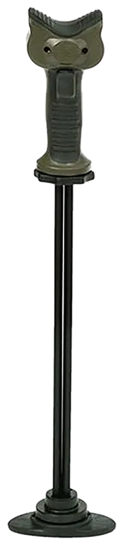 Cuddeback 164 Adjustable Shooting Stick: Treestand & Crossbow Compatible with Rubber Foot & Brown Finish