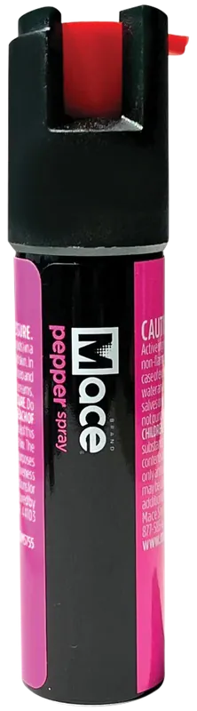 Neon Pink Mace 60011 Twist Lock Pepper Spray - 15 Bursts, 10 ft Range, 0.75 oz