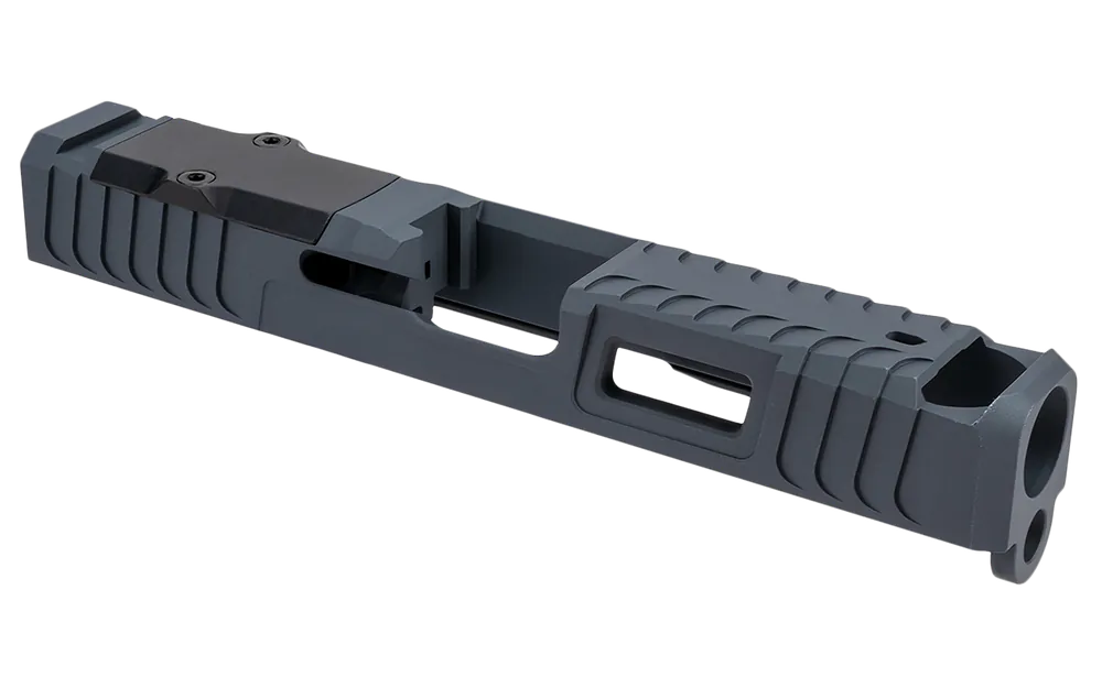 Custom Glock 19 Gen 3 Slide by Zaffiri Precision - Sniper Gray Stainless Steel