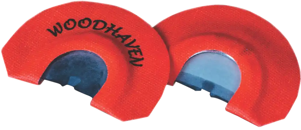Woodhaven WH197 Toxic Orange Diaphragm Call: 2.5 Reed Turkey Hen Sounds to Attract Turkeys