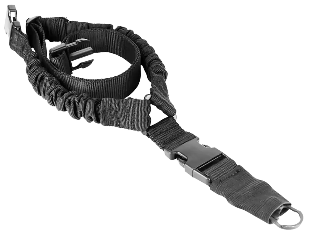 Aim Sports AOPS01B One Point Black Elastic Bungee Rifle Sling 26" OAL