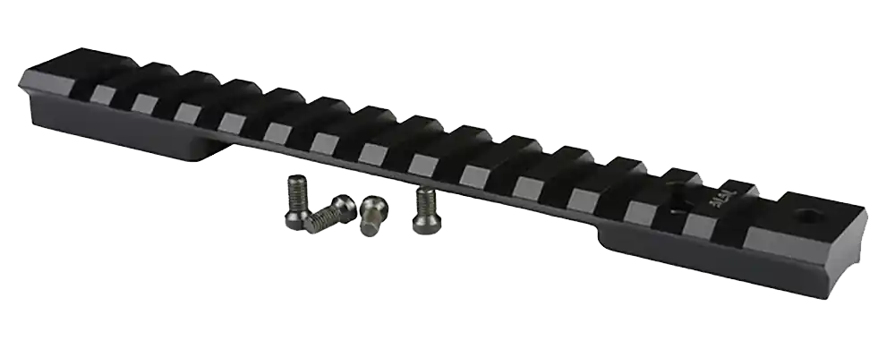 Warne 7666M Tactical Rail for Savage 110 Short Action Rifle, Black Anodized Aluminum, 0 MOA