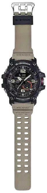 G-Shock Tactical MudMaster GG10001A5 with Digital Compass, Tan, Size 145-215mm