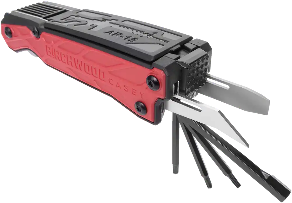 Birchwood Casey ARMT AR-15 Black/Red Folding Rifle