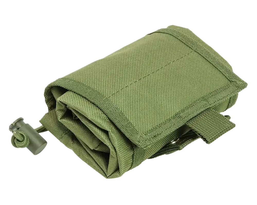 NcStar VISM Folding Dump Pouch in Green Canvas