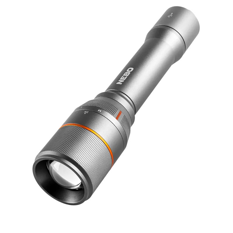 NEBO Davinci 3500 Gray Flashlight - 70/700/3500 Lumens LED