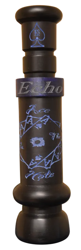 Echo Calls 90022 Ace in The Hole Single Reed Duck Attractor Matte Black Acrylic