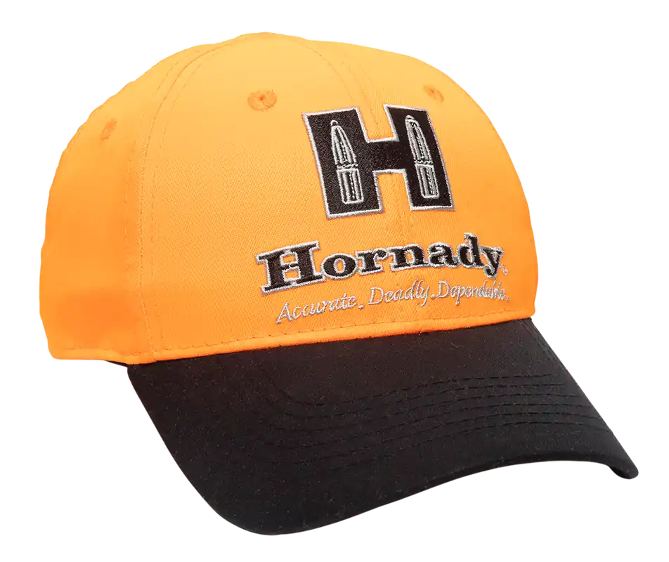 Hornady Blaze/Black Structured Cap - OSFA Polyester HRN05A