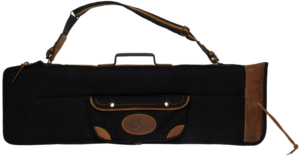 Browning FLEX Takedown Case - Black Canvas & Leather
