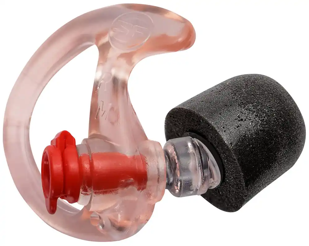 SureFire EP7 Sonic Defenders Ultra Foam Earplugs - Medium, 28 dB Noise Reduction, Clear
