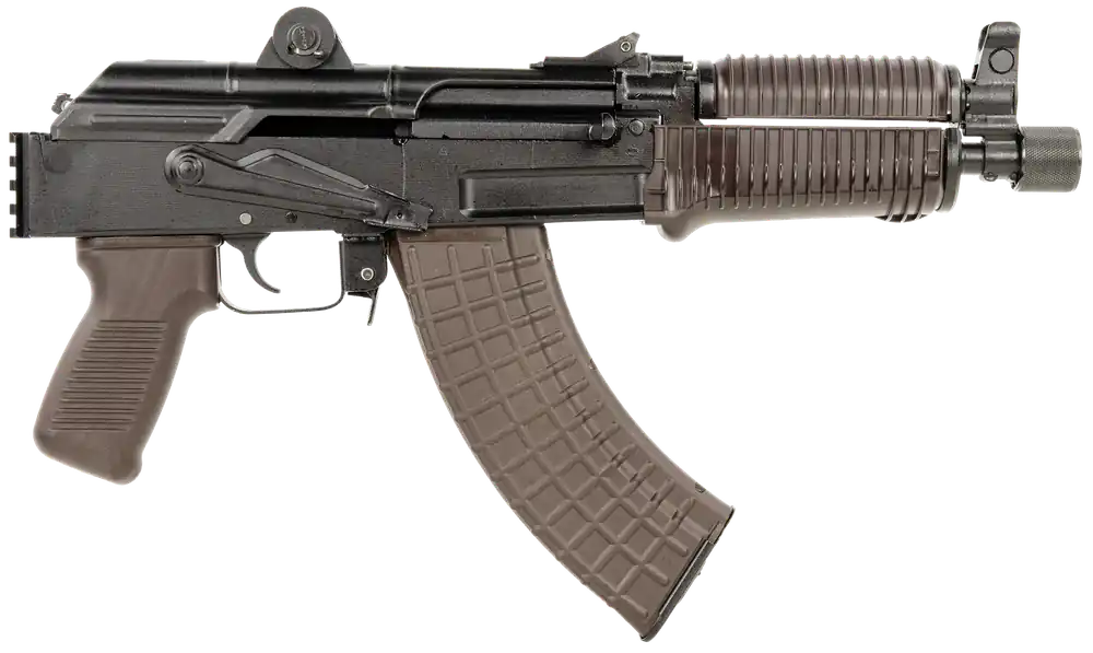 Arsenal SAM7K55P 7.62x39mm Pistol with Threaded Barrel and Picatinny Rail