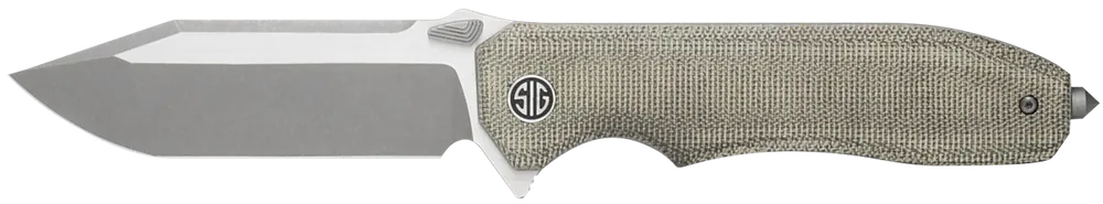 Sig Sauer VA9GT Validus Folding Knife with M390 Steel Blade and Green Micarta Handle
