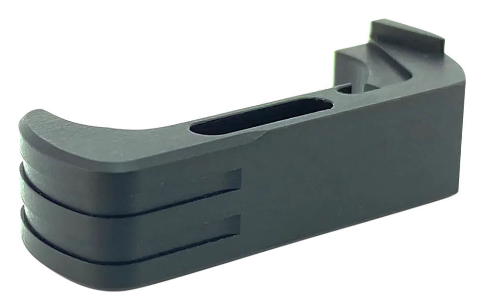 Cross Armory Extended Mag Catch for Glock Gen4-5, Black Anodized Aluminum