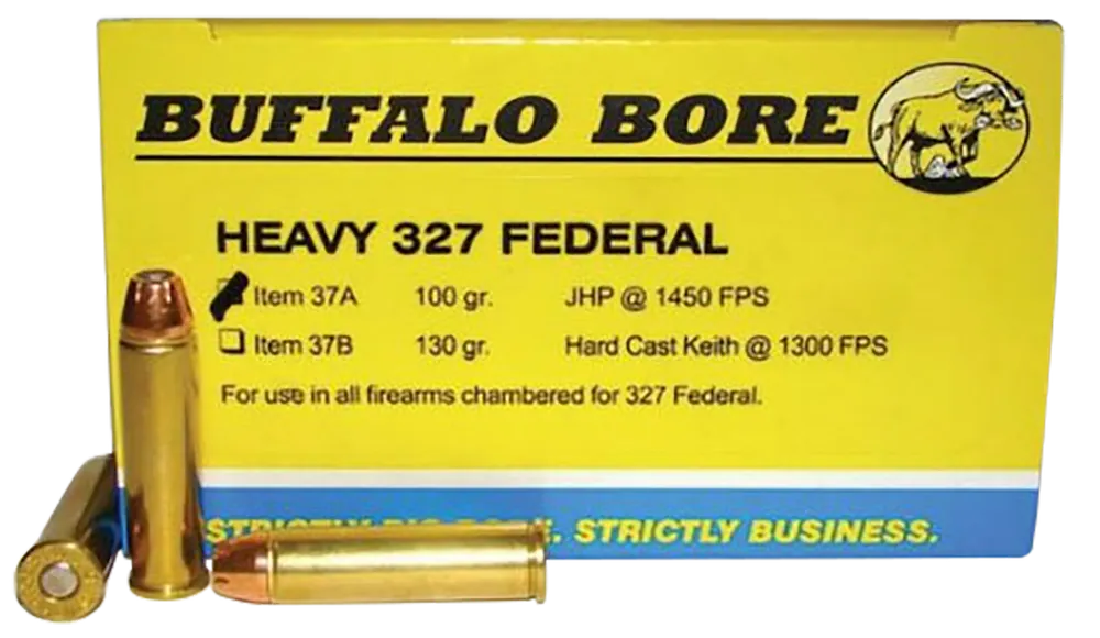 Buffalo Bore 327 Federal Mag 100gr JHP Ammo - 20 Rounds/Box