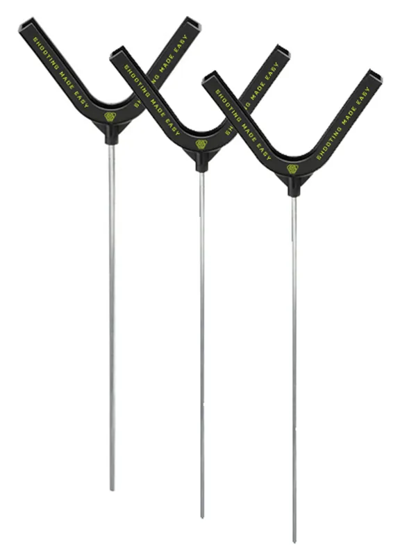 SME SMECTH Black Polymer Clay Target Holder - 3 Pack