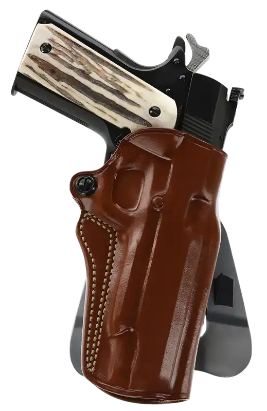 Galco SM2212R Speed Master 2.0 OWB Tan Leather Paddle Holster for 1911 5" Barrel Right Hand