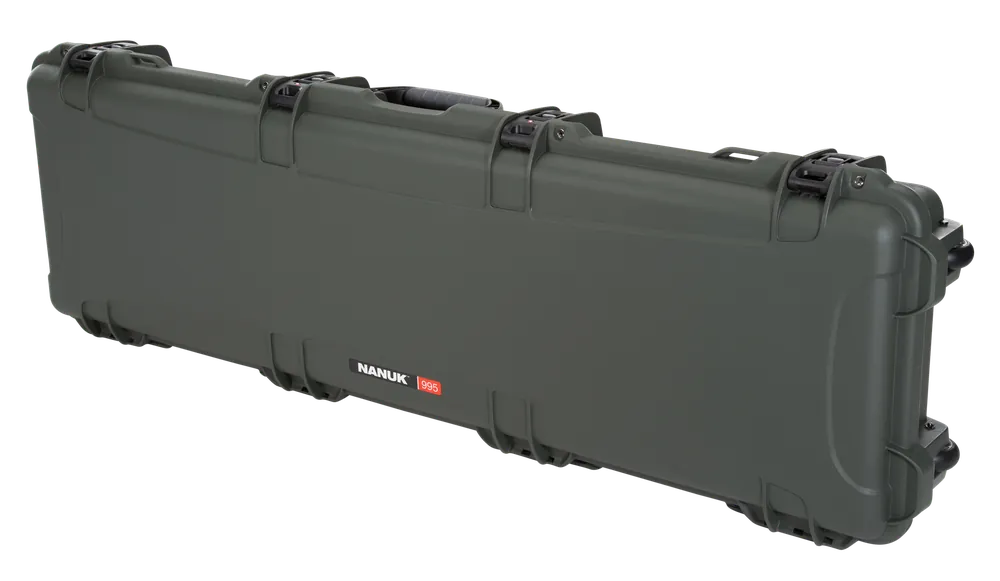 Nanuk 995 52" Olive Resin Case with Foam Padding