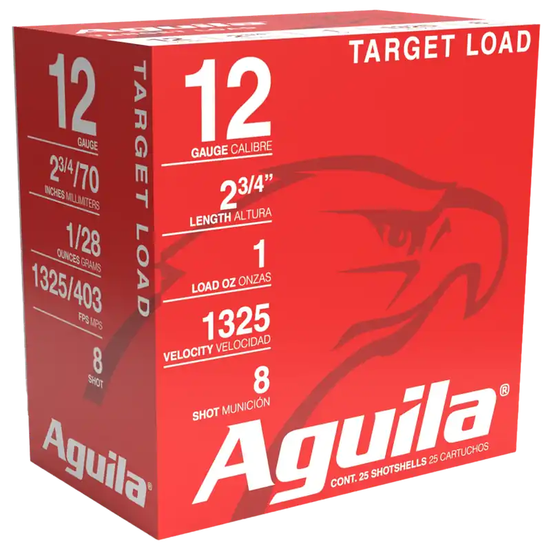 Aguila 12 Gauge Sporting Clays High Velocity Shotgun Shells - 25 Rounds