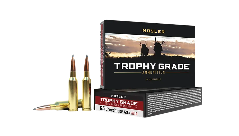 Nosler Trophy Grade 6.5 Creedmoor 129gr AccuBond Long Range Ammo