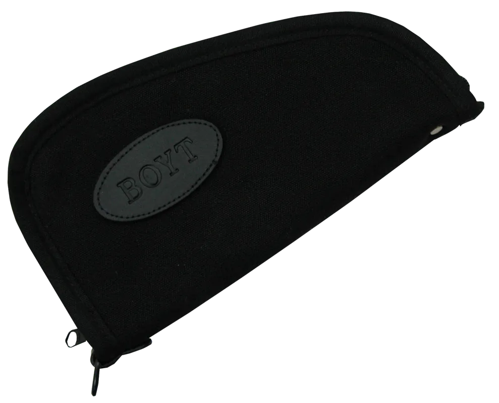 Heart-Shaped Black Canvas Pistol Rug 14" for Handgun by Boyt Harness