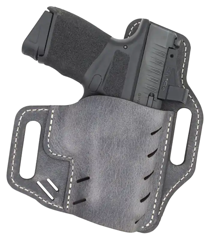 Versacarry Guardian OWB Leather Belt Slide Holster - Size 04, Right Hand, Brown