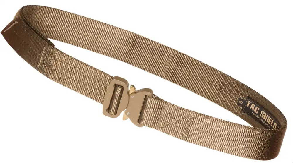Tacshield T30MDCY Tactical Gun Belt Coyote 34-38" 1.50" Buckle Closure