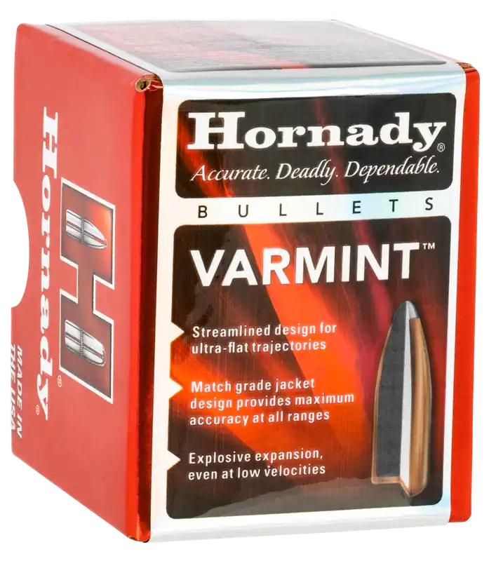Hornady 2266 Varmint 22 Cal .224 55gr SP 100/Box 40/Case