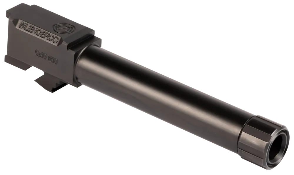 SilencerCo AC5369 9mm Luger Threaded Barrel for Sig P365XL - Black Nitride Stainless Steel