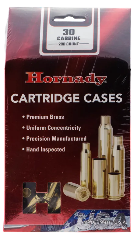 Hornady 8650 Unprimed 30 Carbine Rifle Brass Cases