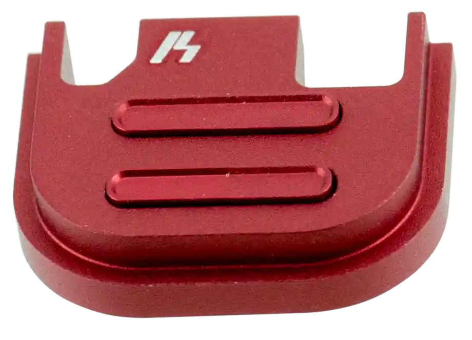 Strike Industries Red Anodized Aluminum Slide Cover Plate for Glock Gen1-4