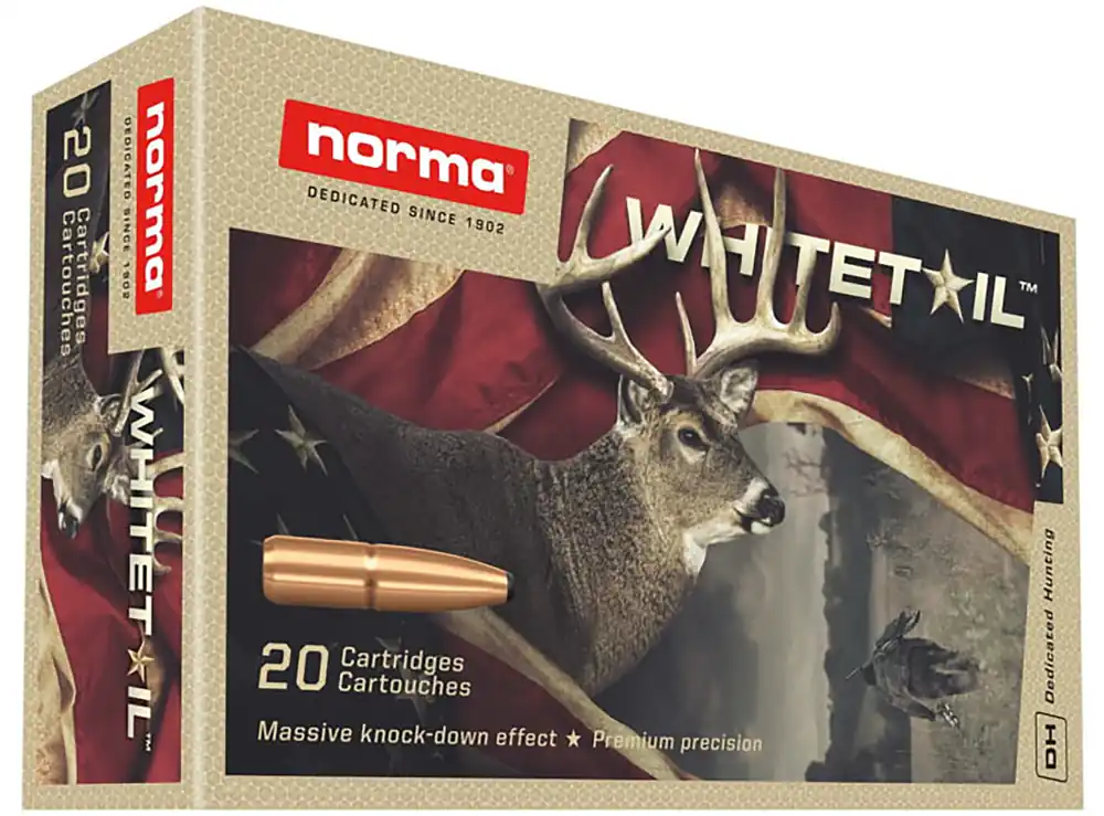 Norma Ammunition 308 Win 150gr PSP for Whitetail Hunting - 20/Box