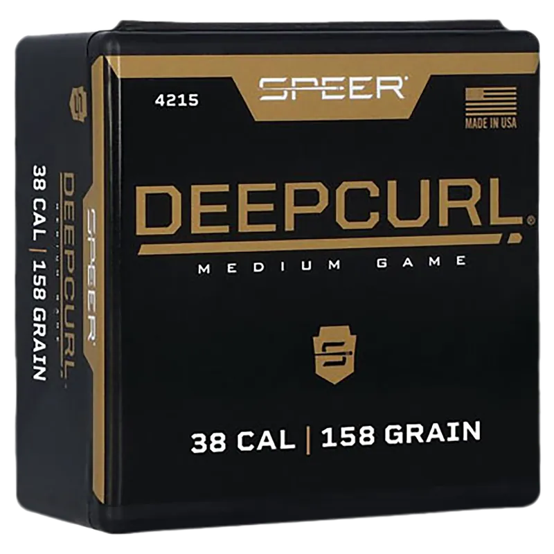 Speer 4215 DeepCurl .38 Cal 158gr HP - 100/Box, 5/Case