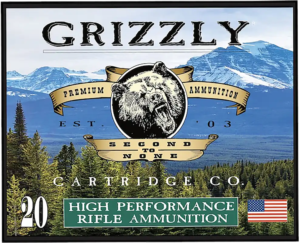 Grizzly Ammo GCSUB1 45-70Gov 410gr FMJ Flat Point 20/Box
