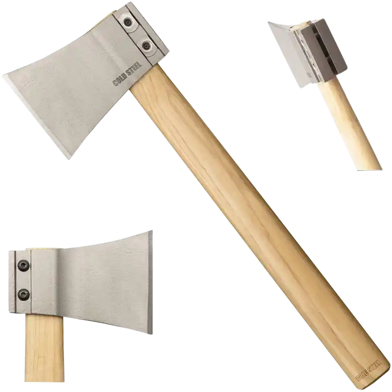 Cold Steel CS90AXA Professional Throwing Axe with 4" 1055 Carbon Steel Blade and American Hickory Handle, 16" Length