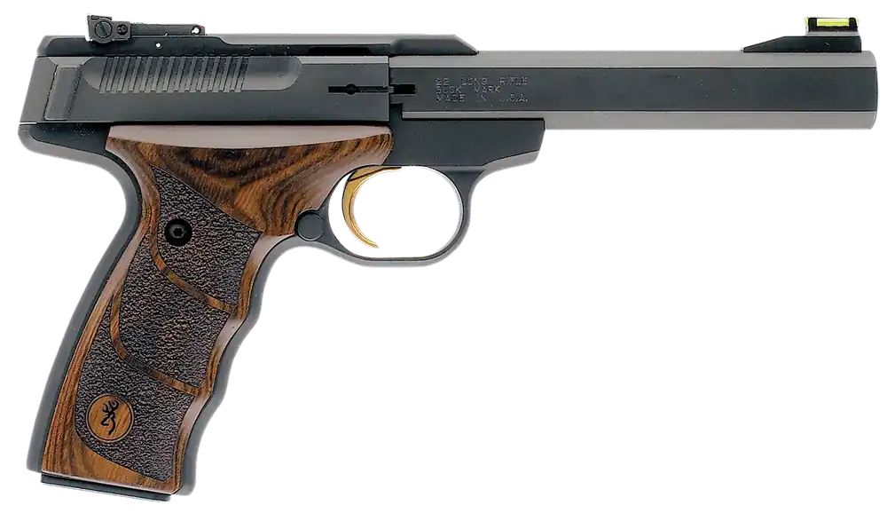 Browning Buck Mark Plus UDX CA Compliant .22 LR Pistol with Matte Black Finish and Finger Groove Grip