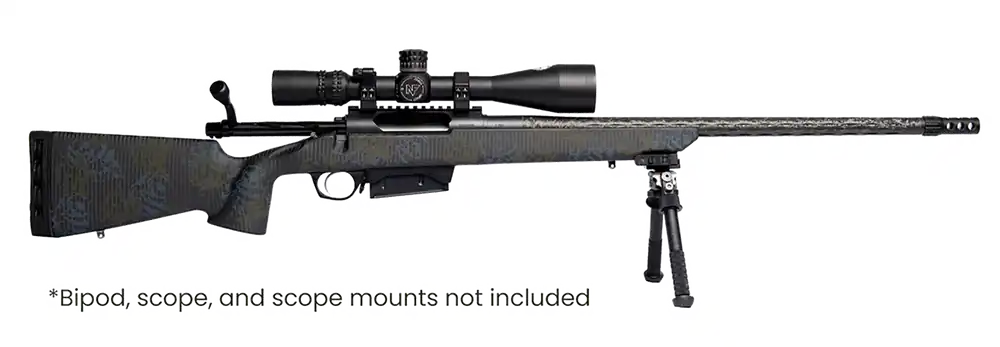 Horizon Firearms Vandal Carbon II 300 PRC Rifle with Black Fluted Barrel and Carbon Fiber Stock