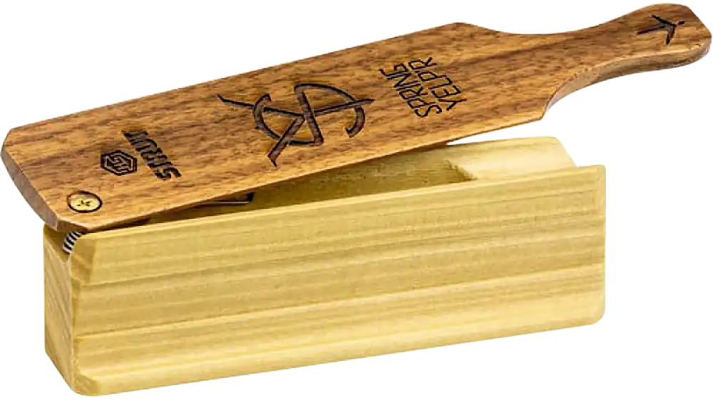 Spring Yelper Box Call - Brown Hardwood by Hunters Specialties HSSTR100168