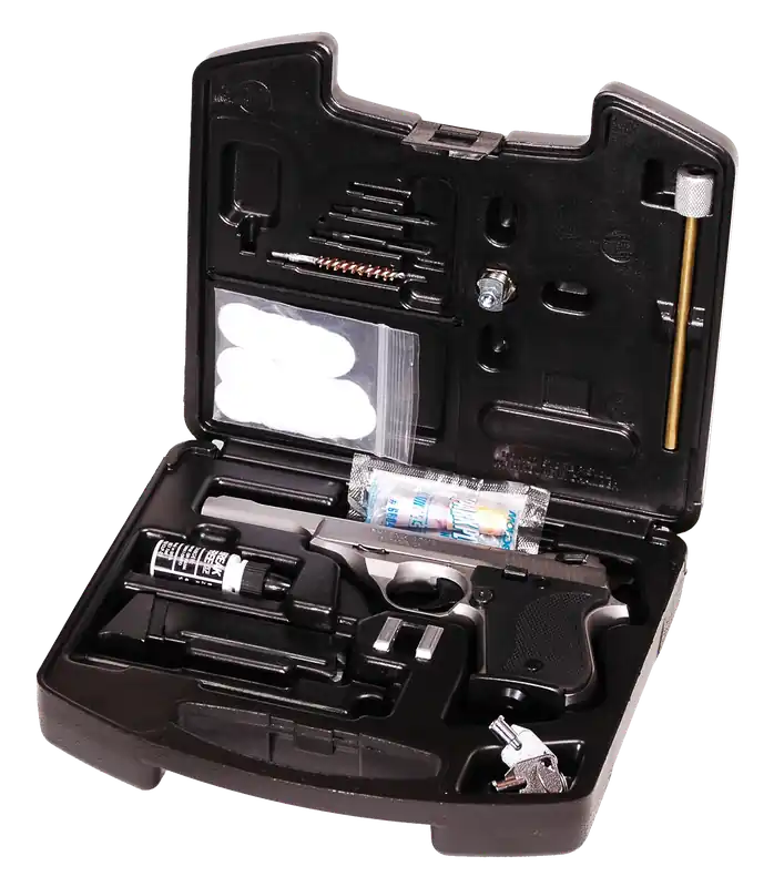 Phoenix Arms DRM2ANB HP Deluxe Range Kit 22 LR Satin Nickel 10+1 3"/5" Barrels with Case