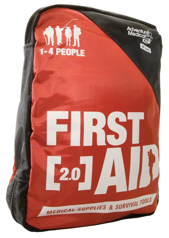 Adventure Medical Kits 2.0 First Aid Kit - Black/Red