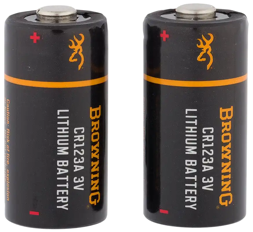 Browning CR123A 3V Lithium Batteries (2-Pack)