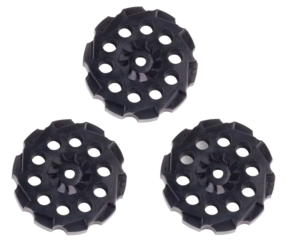 Crosman 407T Air Pistol Spare Clips .177 Pellet - Black Plastic