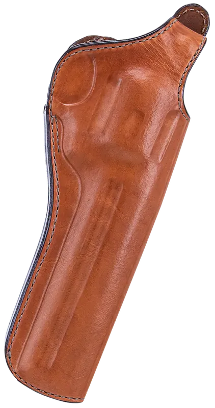 Bianchi 12682 Cyclone OWB Tan Leather Holster for 4" Colt Anaconda & S&W N Frame Models - Right Hand Belt Loop Mount
