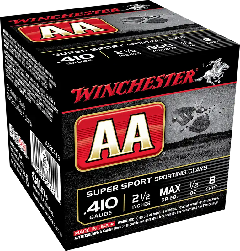 Winchester AA Sporting Clay .410 Gauge Ammo - 100 Rounds