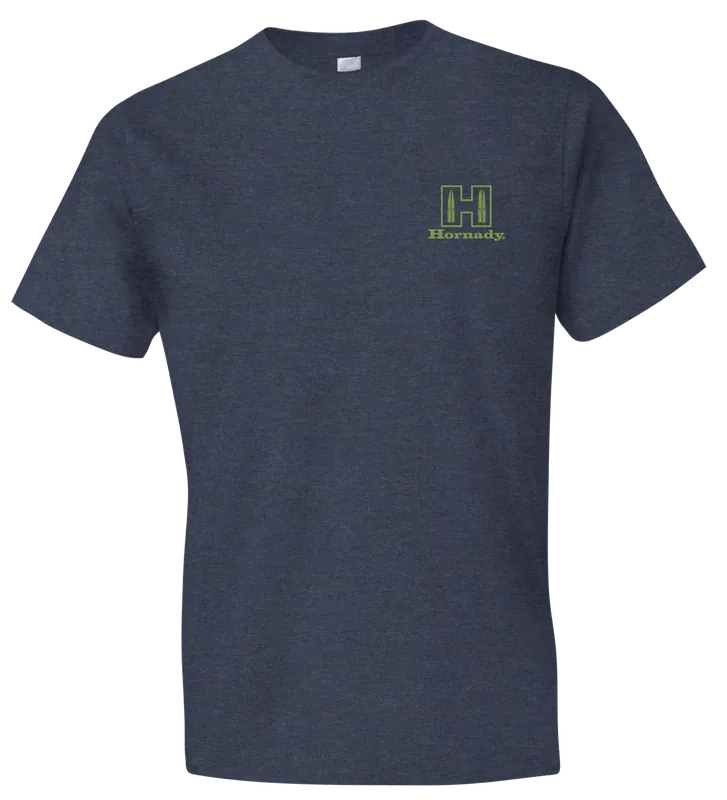 Hornady Logo Stamp Indigo T-Shirt XL - Short Sleeve
