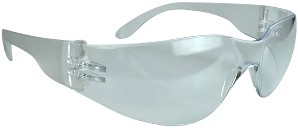 Radians MR0110ID Mirage Safety Glasses, Clear Lens & Frame, Adult Size